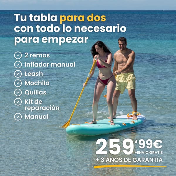 El paddle surf se disfruta más en compañía