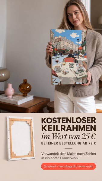 Premium Malen nach Zahlen + gratis Keilrahmen