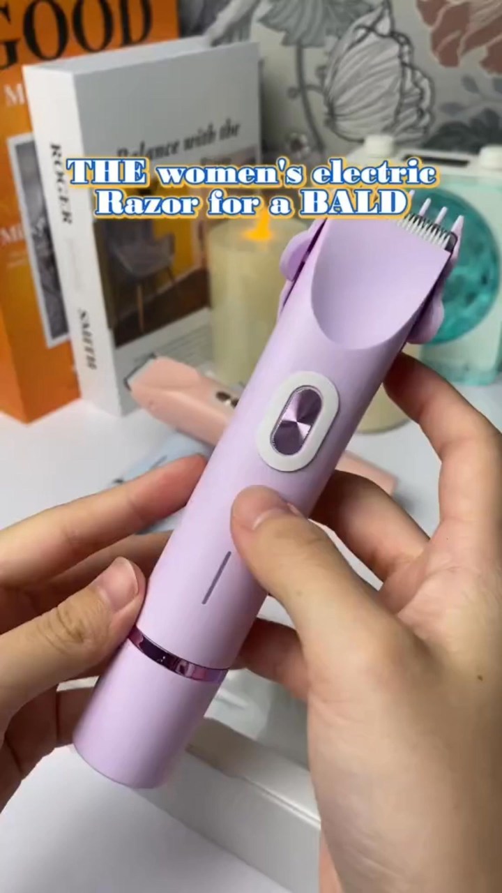 Women's double head shaver private parts trimming ladies shaver electric hair trimming instrument