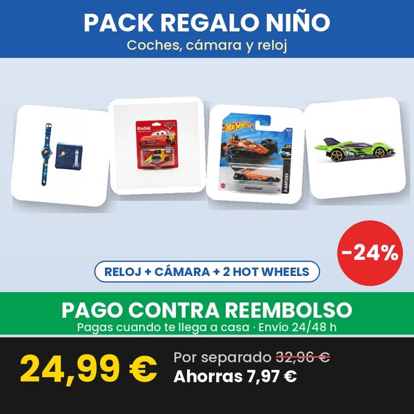 Pack Regalo Niño · 24,99 €