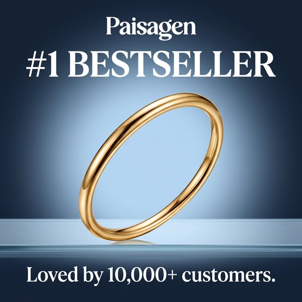 100% Tarnish-Free Gold Jewelry.