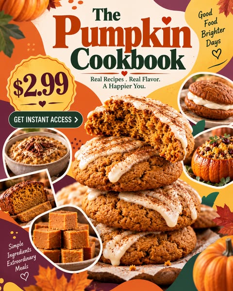 The Pumpkin Cookbook — Just $2.99