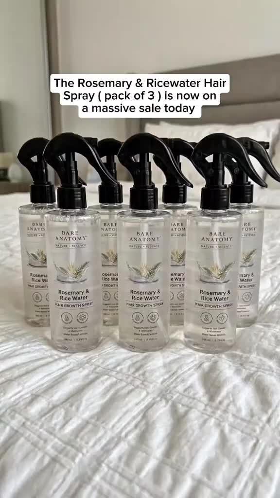 News - Rosemary &amp; Rice Water Hair Growth Spray