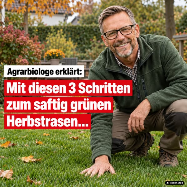 Saftig grüner Rasen in 3 Schritten!