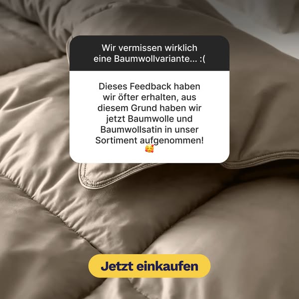Entdeckt unsere Baumwollkollektion