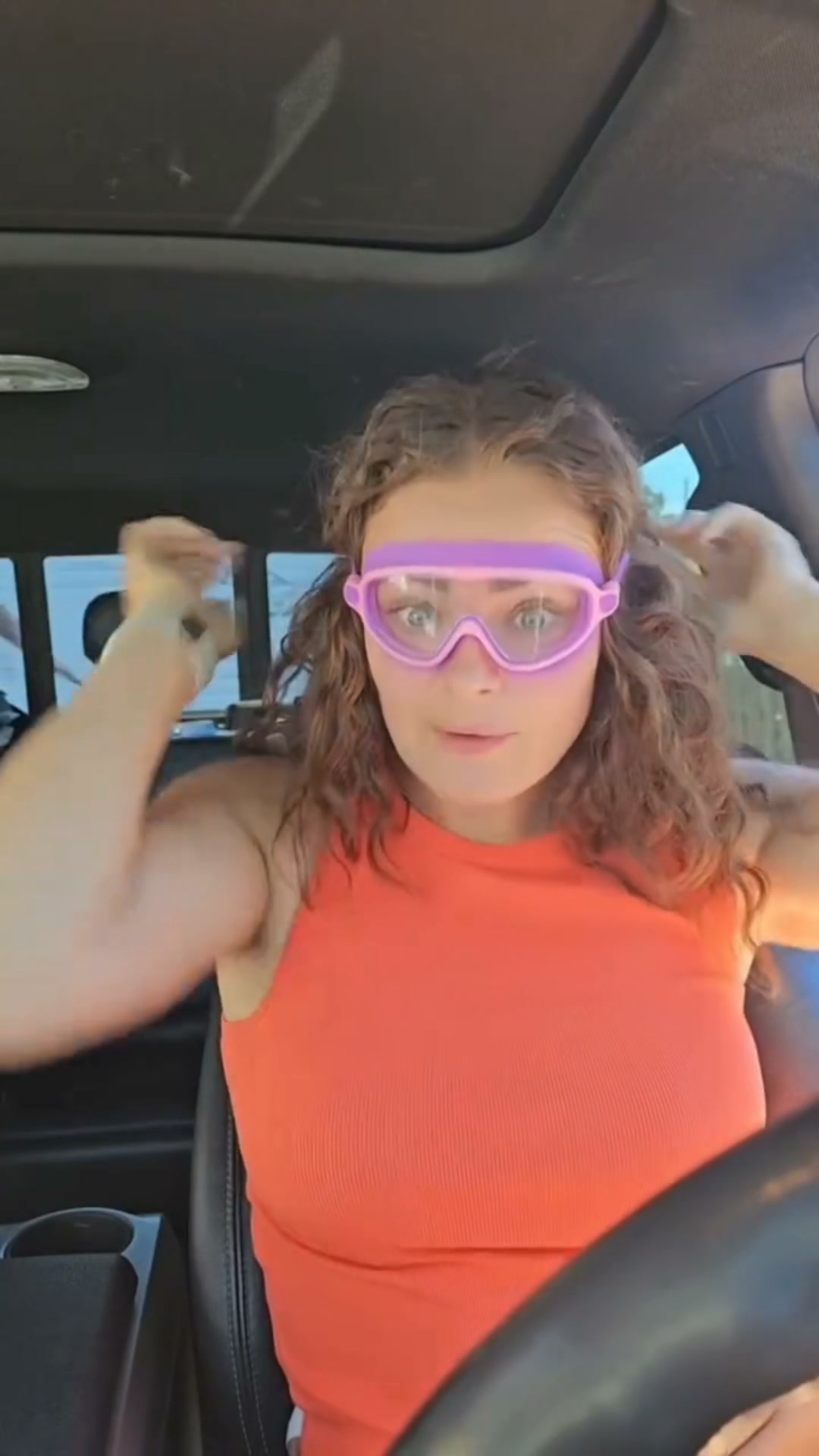 The Swim Goggles Kids Put On Themselves