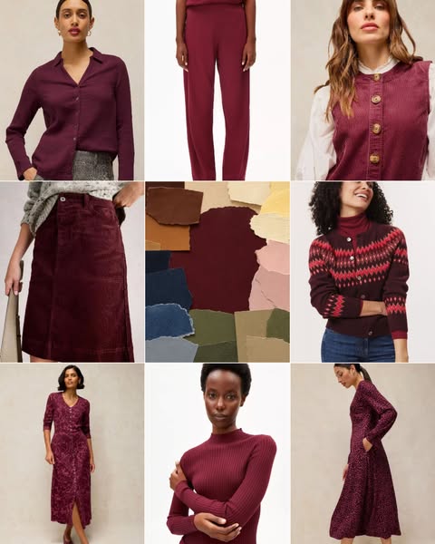 Bordo, burgund Bella Green