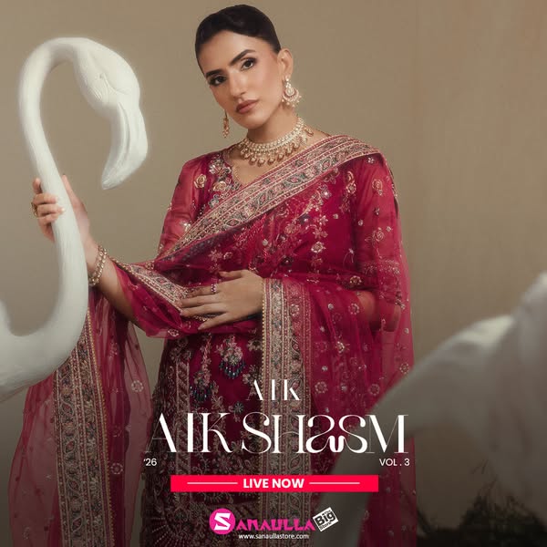 Unstitched Luxury: The Aik Shaam 2026 Wedding Edit.