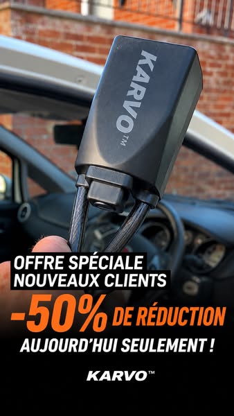 Protégez votre voiture contre le vol en quelques secondes.