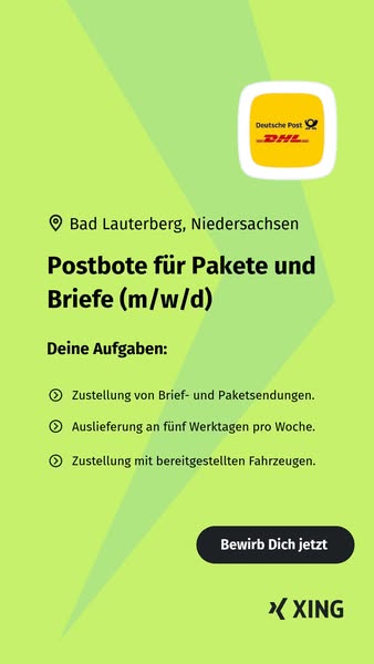 Nur wenige Klicks zum neuen Job
