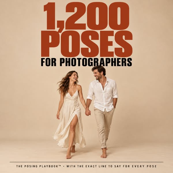 The Posing Playbook™ — 1,200 Pose Cards in 15 Categories