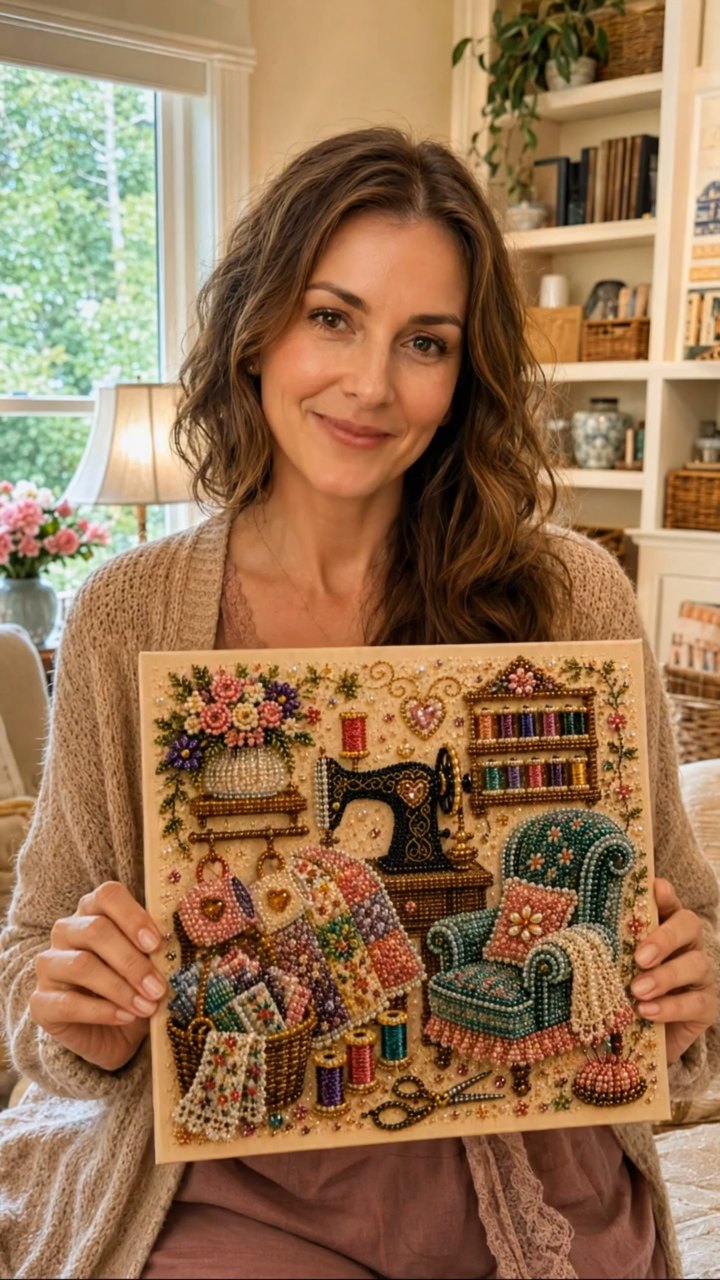 Cozy Hobby Rooms 3D Diamond Painting Kit