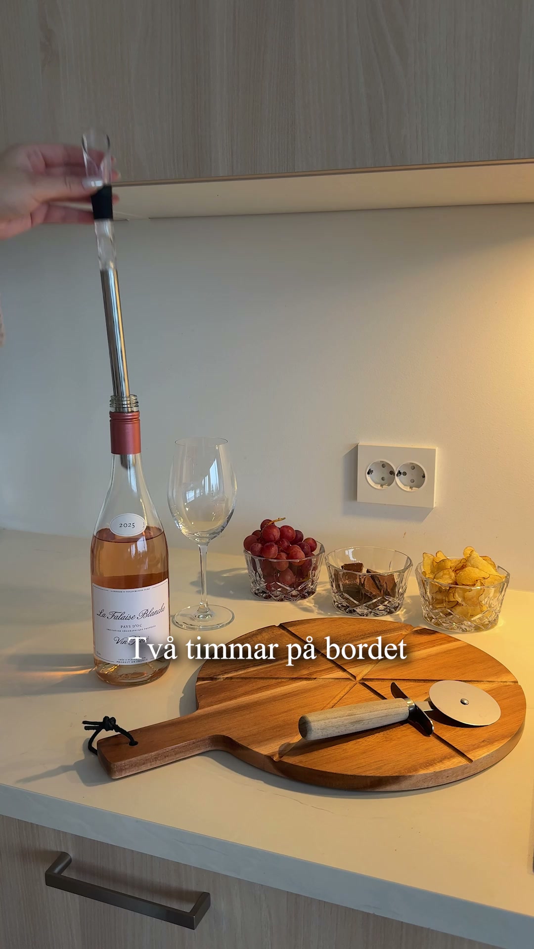 Glas fyra lika kallt som glas ett
