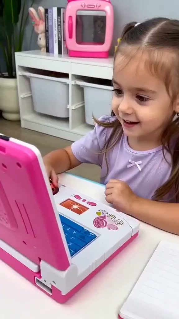 Interactive Simulation Toy Laptop