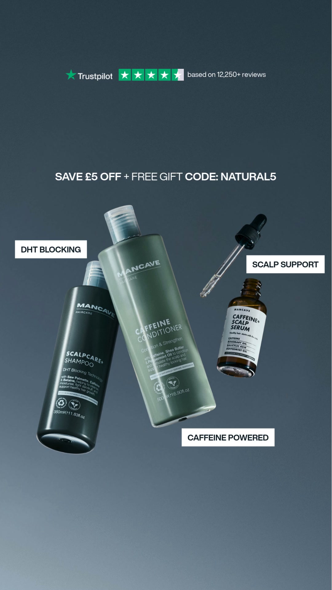 Thicker, healthier hair. Naturally