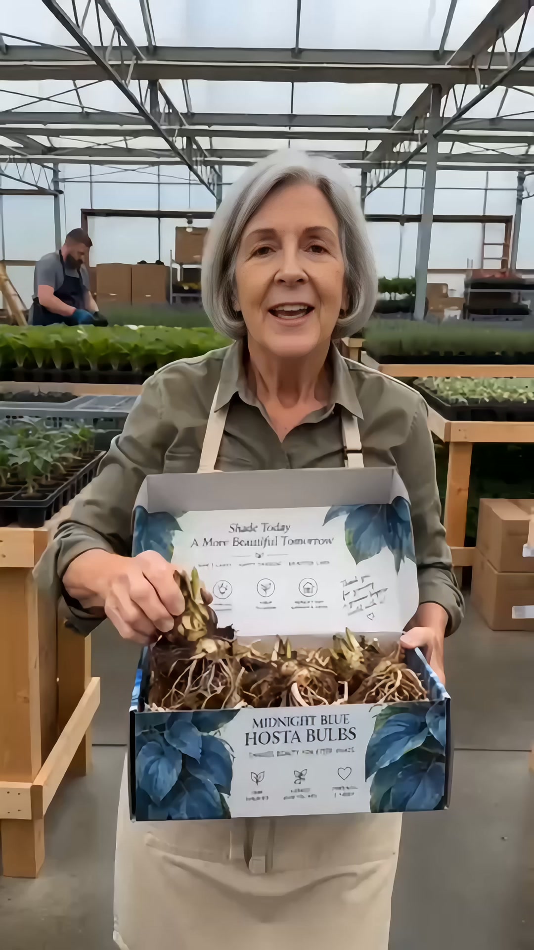 Midnight Blue Hosta Bulbs Deep Blue Foliage, Easy to Grow