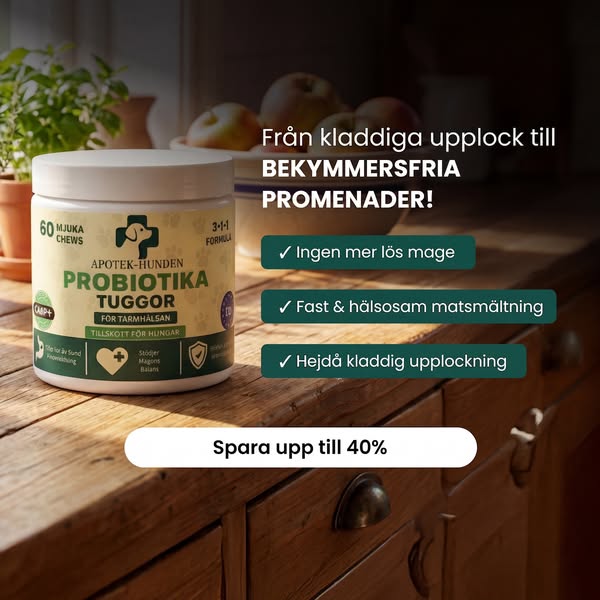 Probiotika Som Löser Din Hunds Mag-, Hud- & Energiproblem