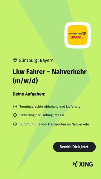 Nur wenige Klicks zum neuen Job