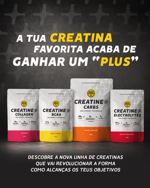 Creatine + | O Poder da Creatina. Amplificado | GoldNutrition
