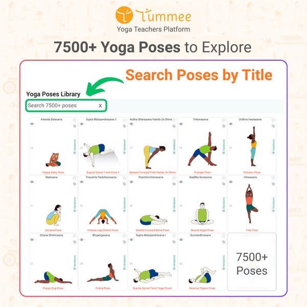 Search Yoga Poses by Title