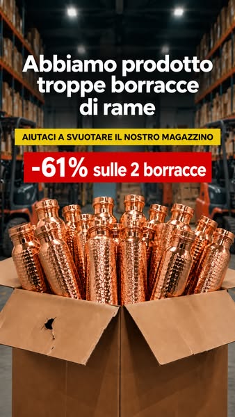 Puro rame. Garanzia a vita. Spedizione gratuita. Alma Pure™: l’investimento benessere che meriti.