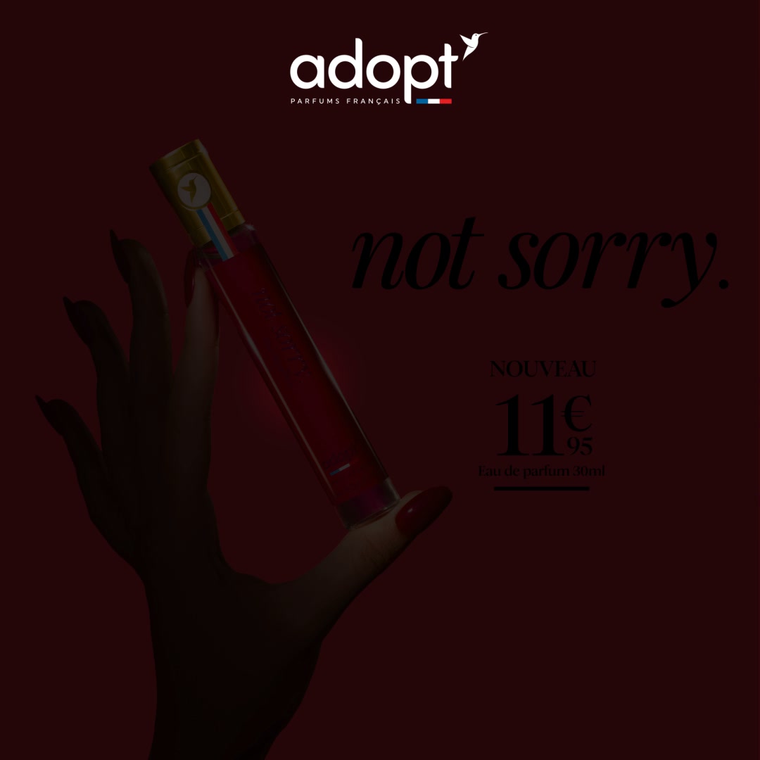 Not Sorry, parfum floral fruité