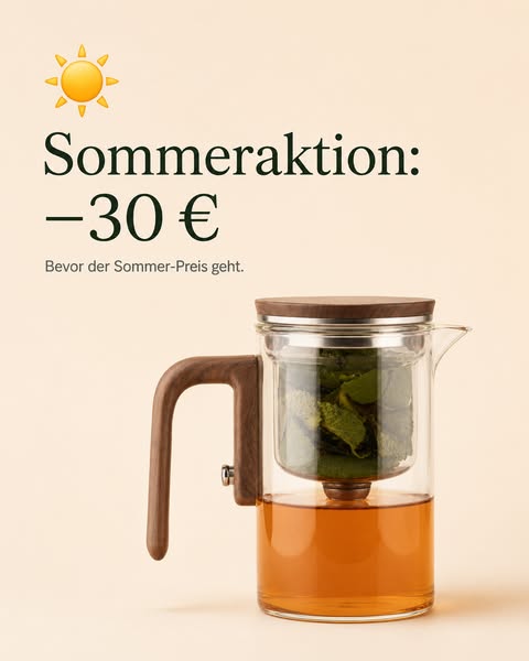 Sommeraktion: 30 € Rabatt