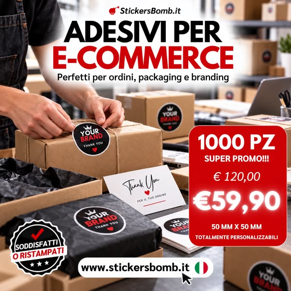 Il pacco arriva. Il tuo brand deve restare.