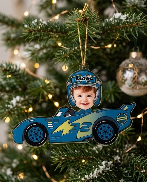 The ultimate boy racer Personalize Your Ornament