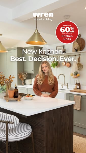 Autumn savings: Up to 60% off kitchens