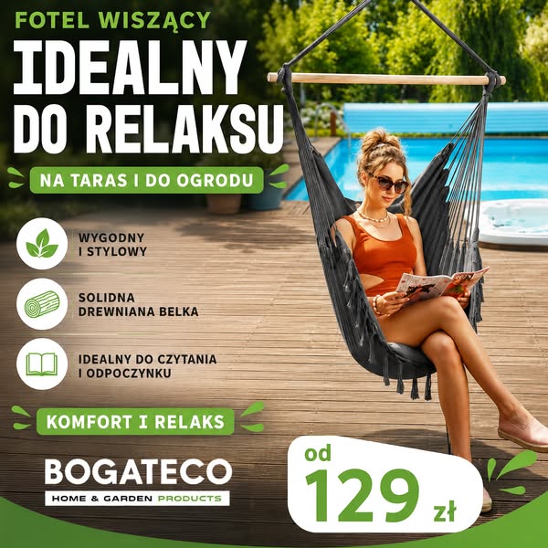 Zamów fotel wiszący już dziś