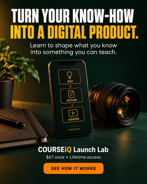 Turn your know-how into a digital product