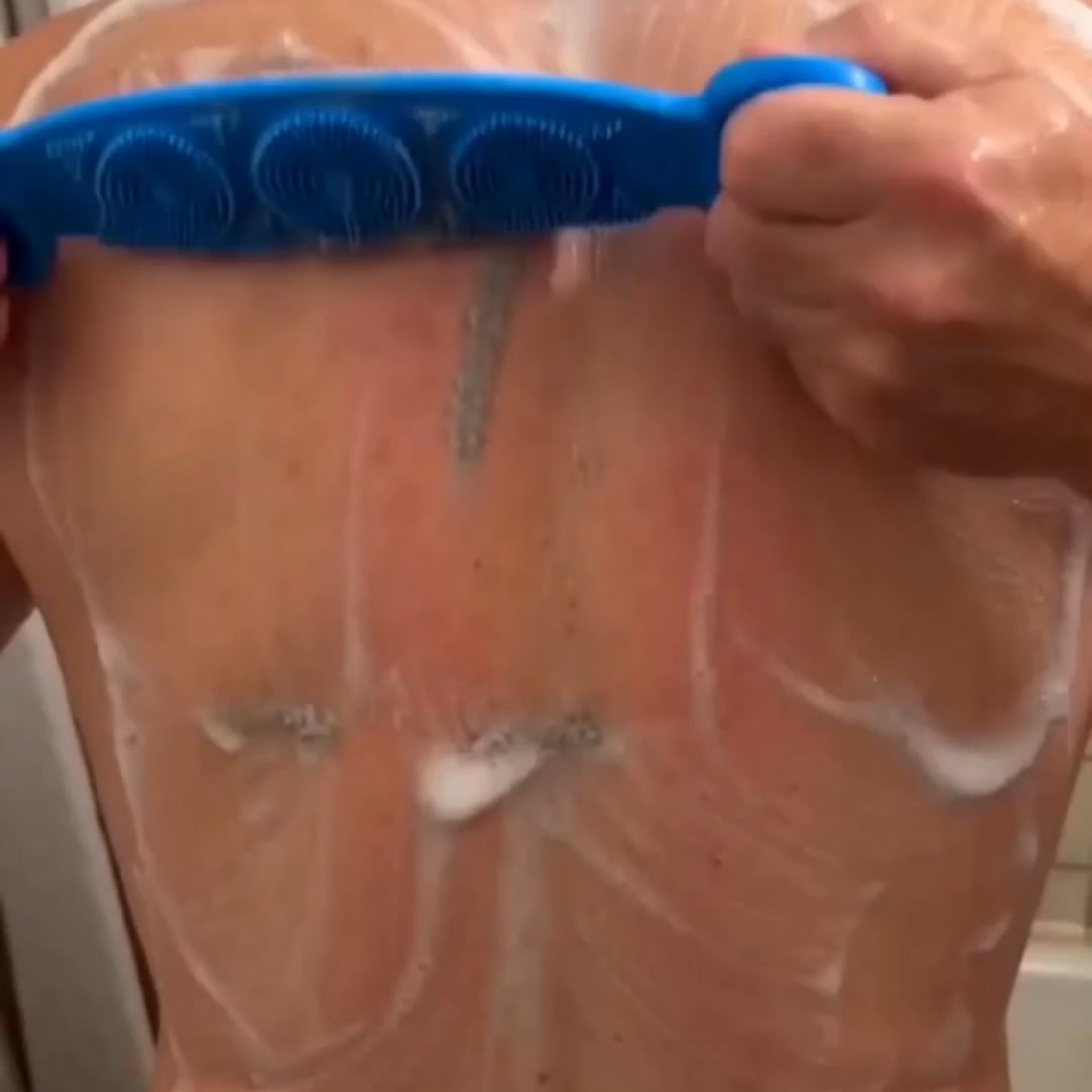 Siliconen Rugscrubber
