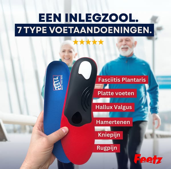 Ontvang je inlegzolen morgen - Bestel The Blue One™ voor 23:00!