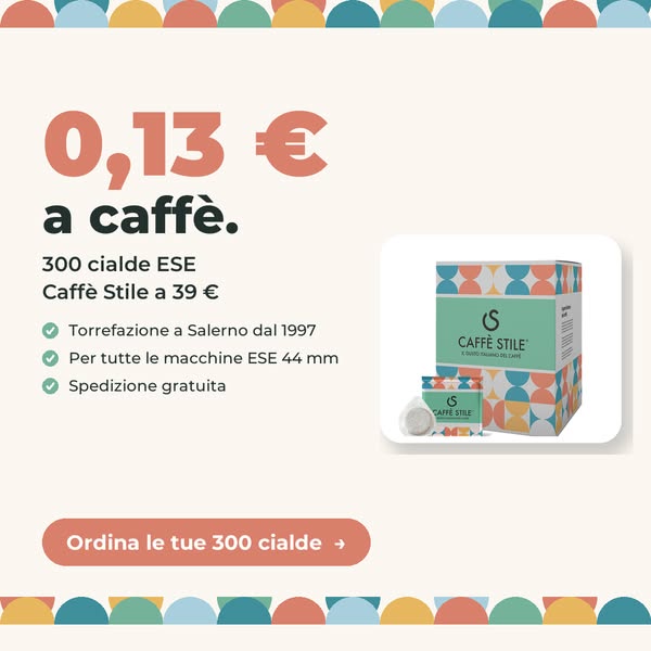 300 cialde ESE a 39 € · spedizione gratis