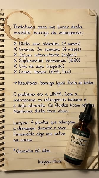Não é gordura… É o seu sistema linfático bloqueado!