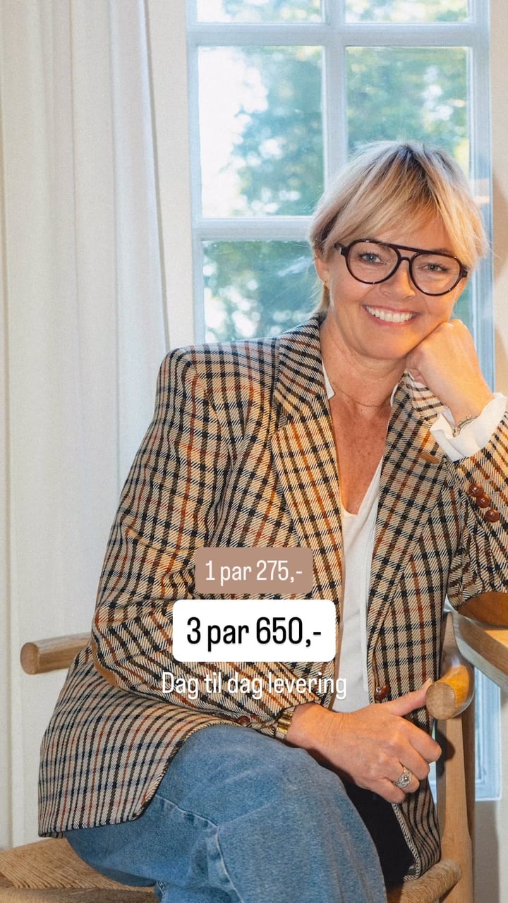3 par læsebriller for 650