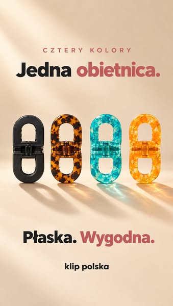 Płaska spinka na cały dzień