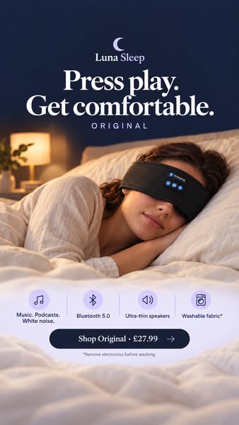Press Play. Fall Asleep. — 10% Off