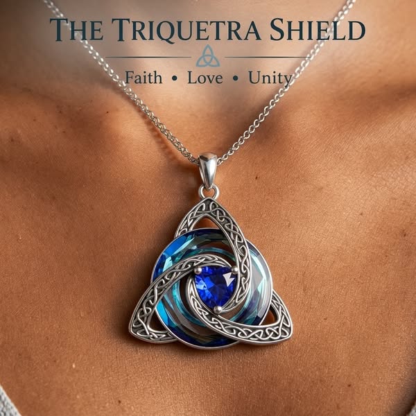 Last Day Only＄19.99 Celtic Birthstone Shield: Wear Your Protection & Story - January / Garnet / Every order comes with a beautiful gi