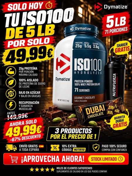 Pack ISO 100 + Regalo - 50% OFF