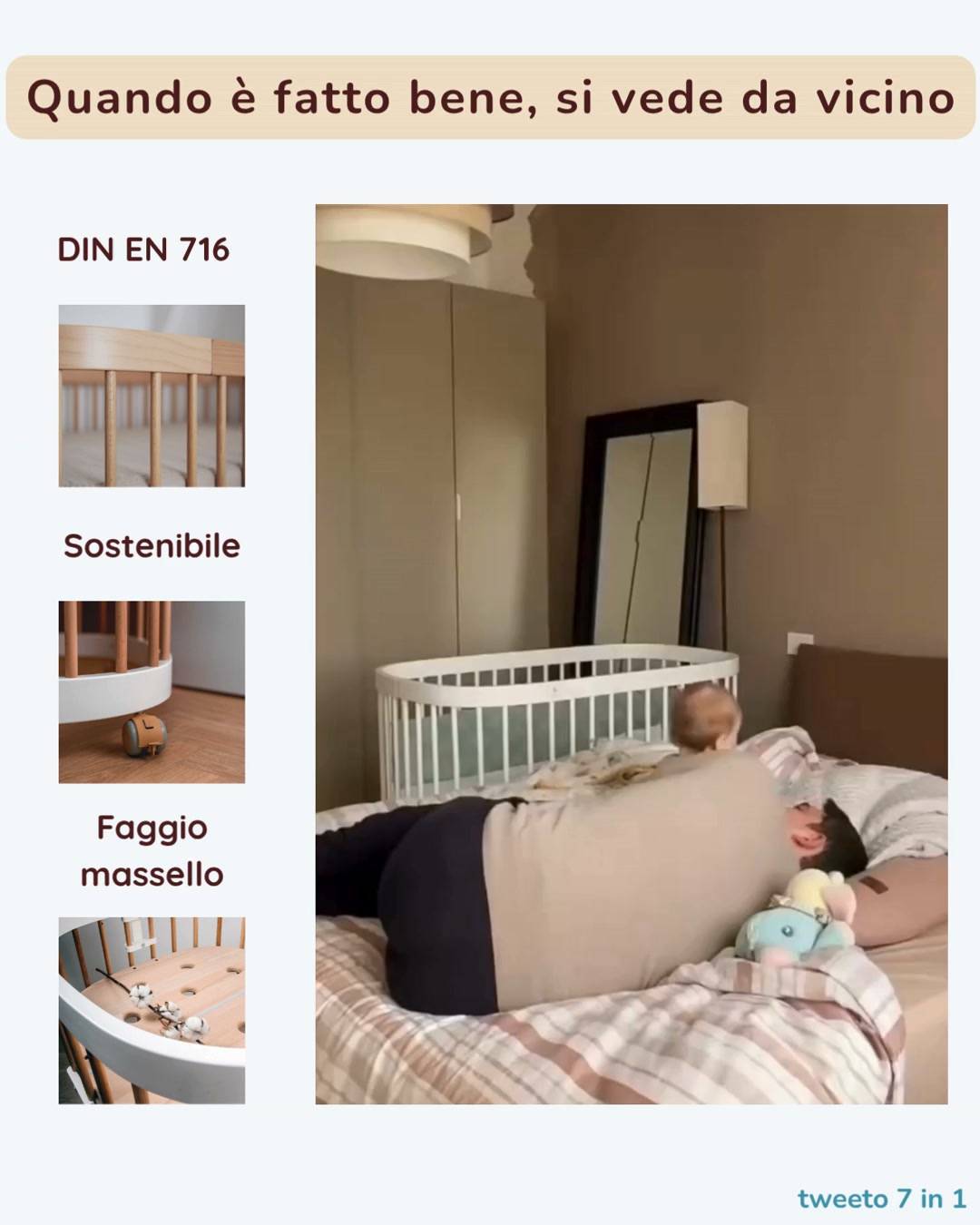 Disegna il tuo lettino unico