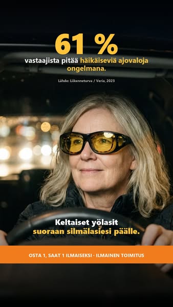 Lasit pimeällä ajamiseen