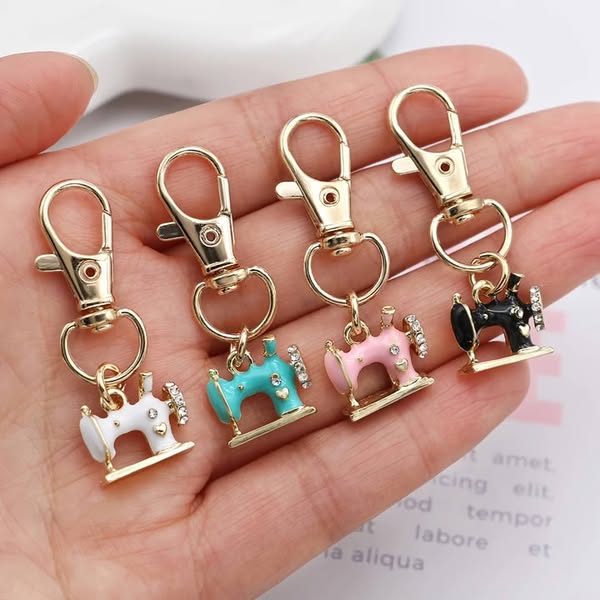 Mini Sewing Machine Keychains – A Stitch of Memory & Meaning