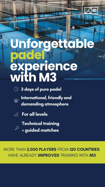 Join our intensive padel training program