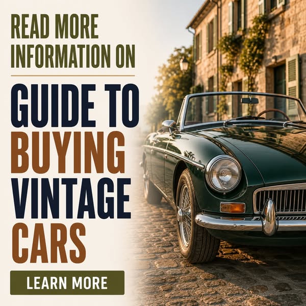 Buying Vintage Cars: A Guide