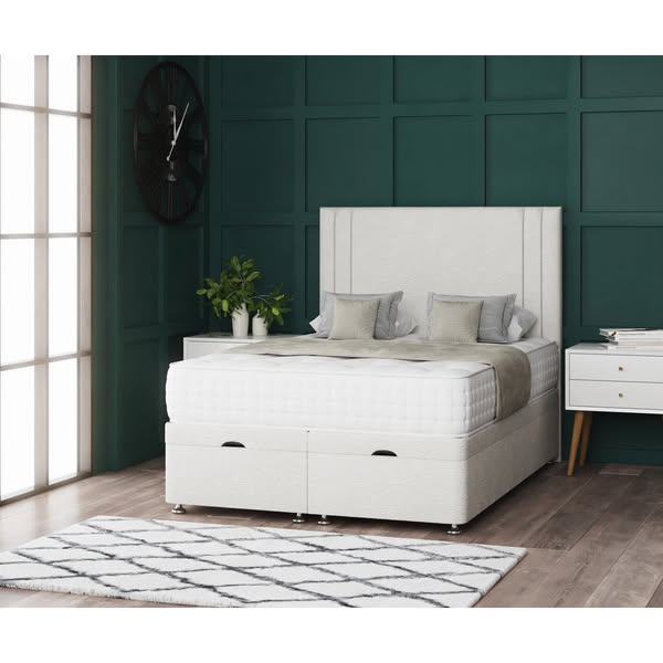 Savannah Ottoman Storage Divan Bed With Headboard