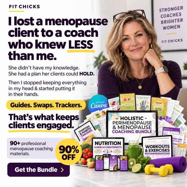 (90% Off) Get the Holistic Menopause Coaching Bundle for less than an Amazon order!