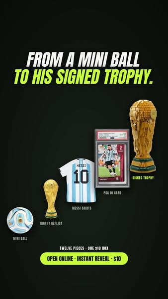 From a mini ball to his signed trophy.