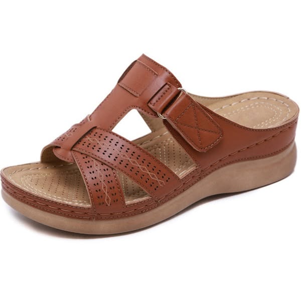 Sandales Compensées Orthopédiques et Confortables - Style Chic et Élégant pour Femme